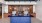 a large room with a bar and a large bar